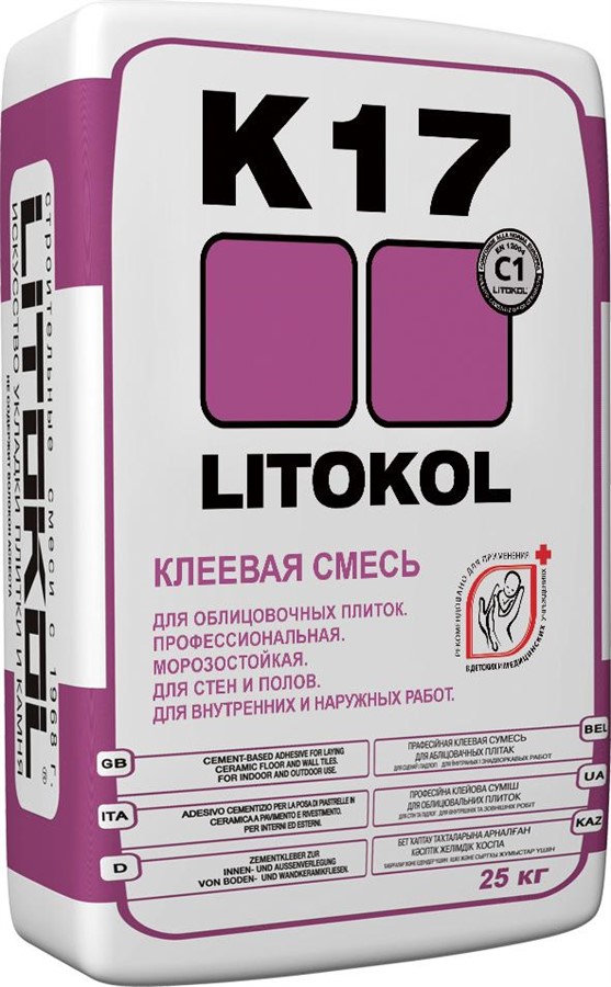 LitoKol K17 - клеевая смесь, 25 кг