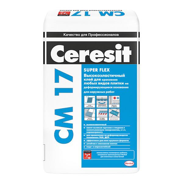 CERESIT CM 17 Клей для плитки высокоэластичный