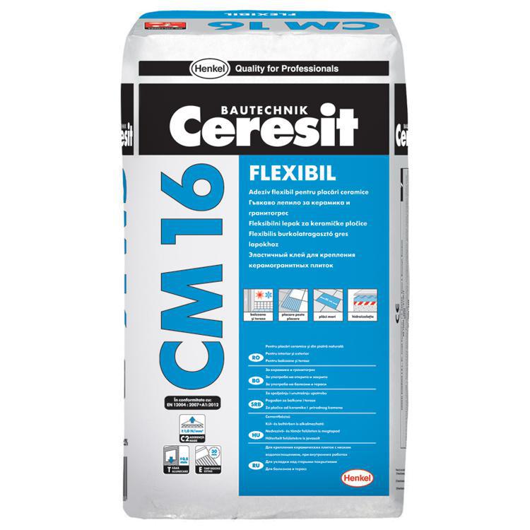 CERESIT CM 16 Клей для плитки эластичный